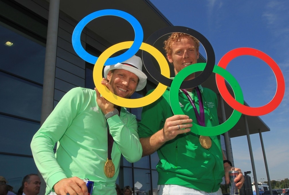 Julius Brink (left) and Jonas Reckermann brought the biggest success in men’s beach volleyball to Germany in London 2012. Credit: pro-talents.de
