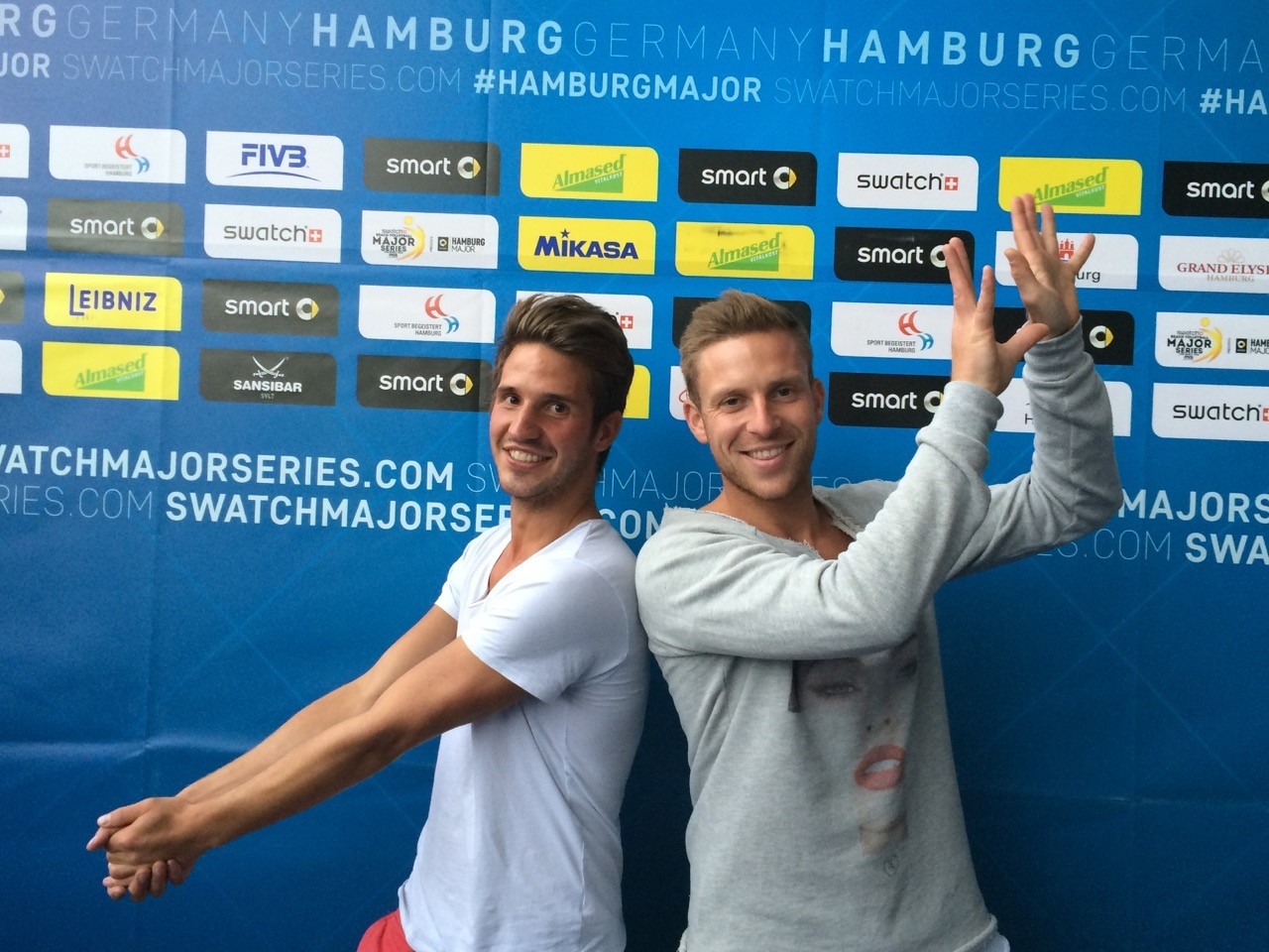 Tristan (left) and Finn found a new passion in Hamburg Credit: Ninja Priesterjahn
