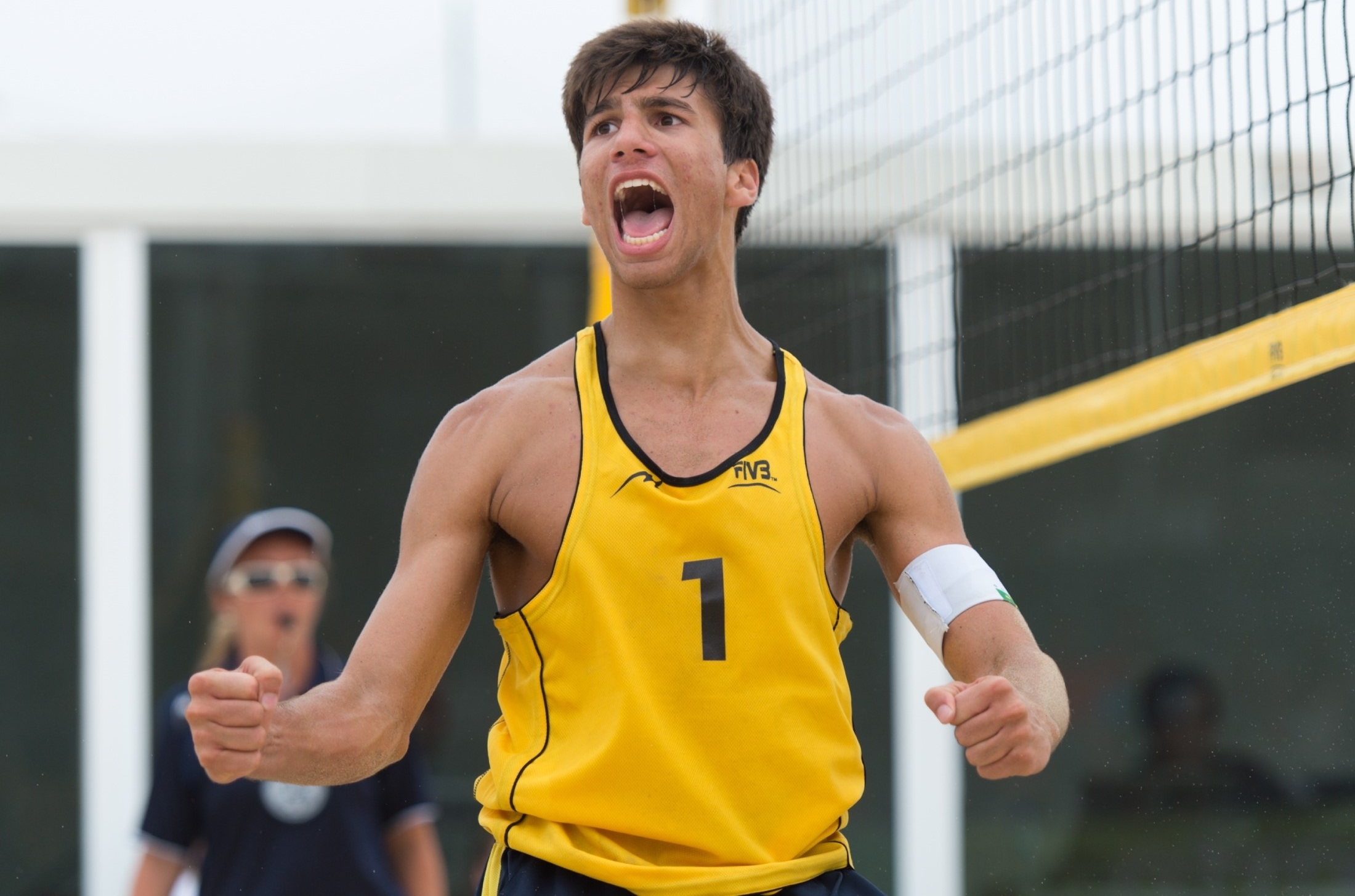 Pedro pictured at the Under-19 World Championships 2013 in Porto. Photocredit: FIVB