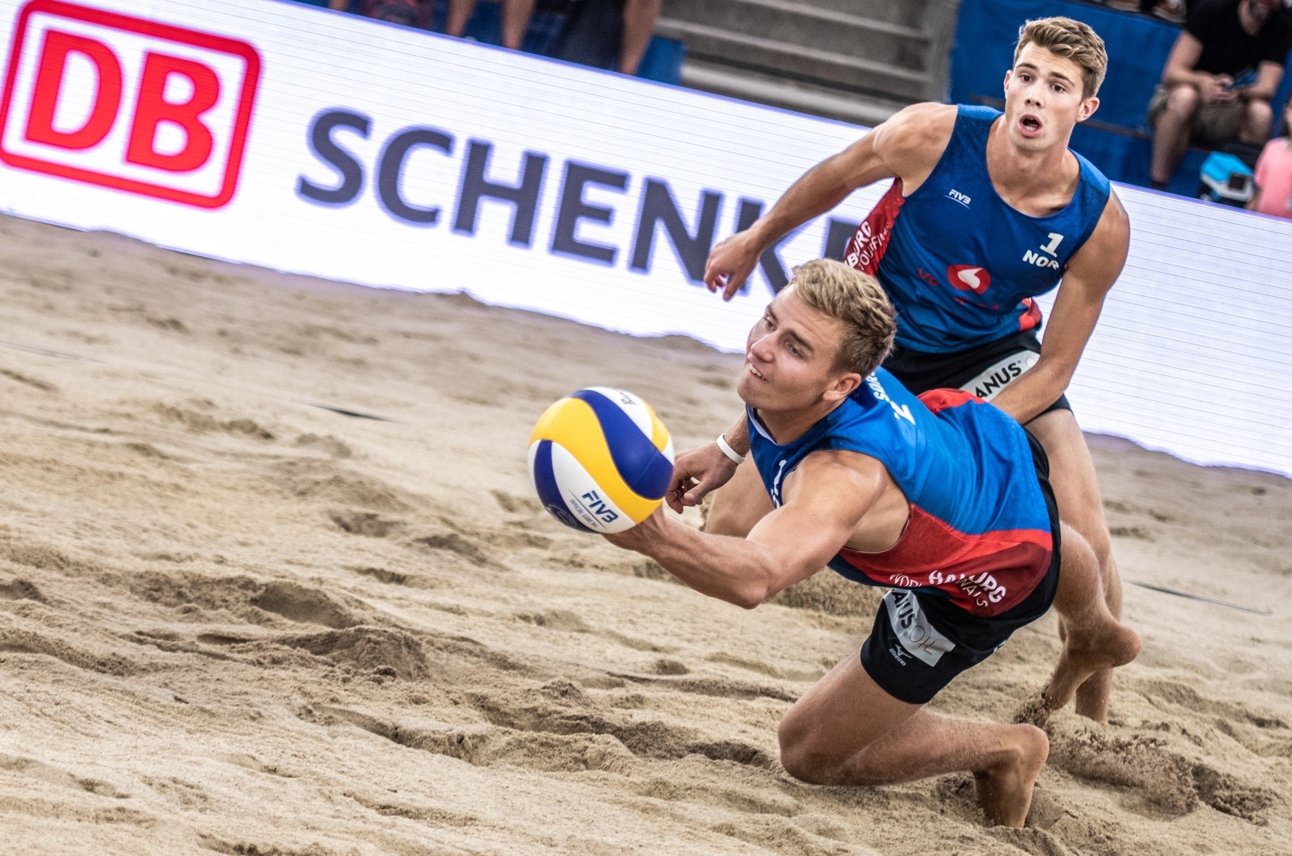 Christian Sørum (digging) and Anders Mol have now won 20 successive matches