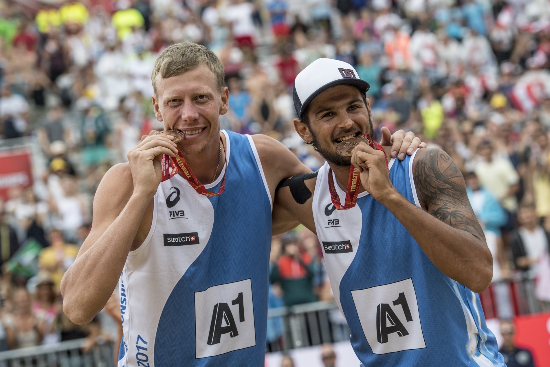 Nikita and Viacheslav won bronze at the World Championships in Vienna