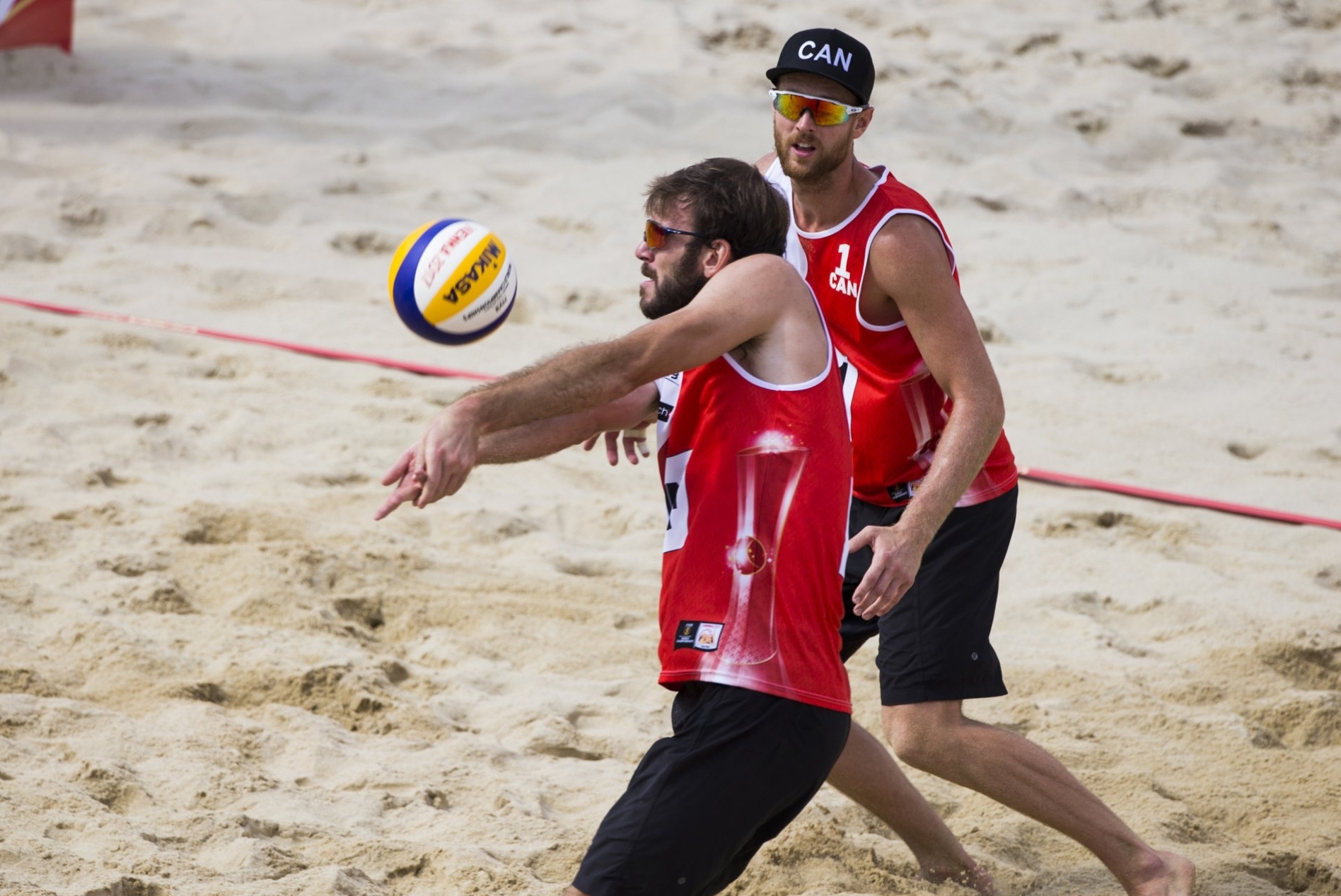 Ben Saxton and partner Chaim Schalk finished fourth in last year's World Tour Finals on home soil in Toronto